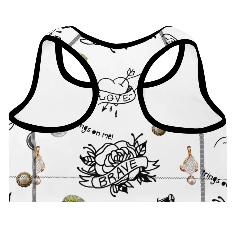 Bad & Boo-Jee Bride Padded Sports Bra product image (4)