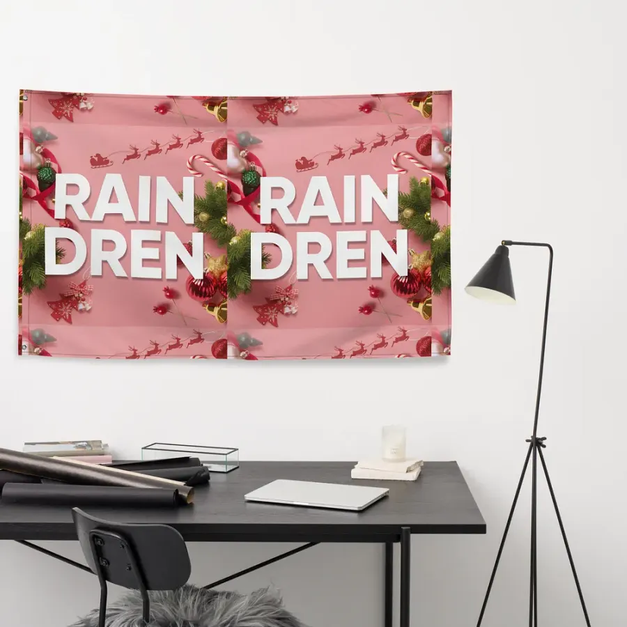 Raindren All-Over Print Flag product image (9)