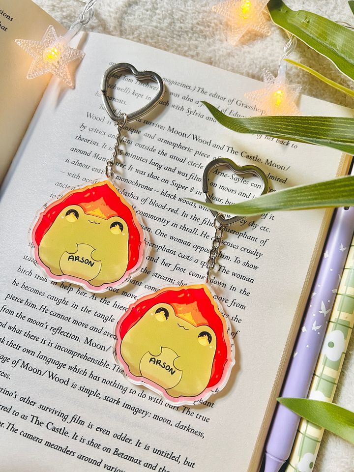 Arson Frog Acrylic Keyring product image (2)