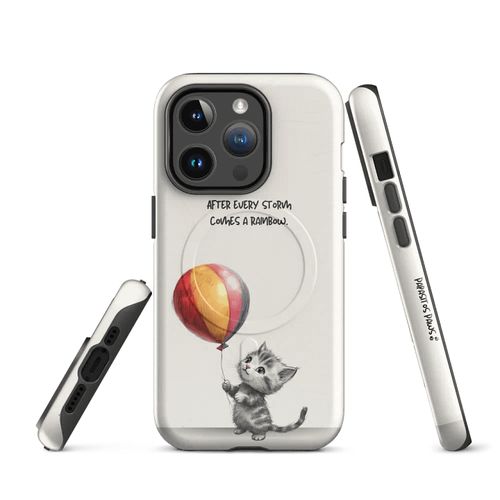 PAPASITOS PAWS RAINBOW TOUGH IPHONE CASE product image (1)