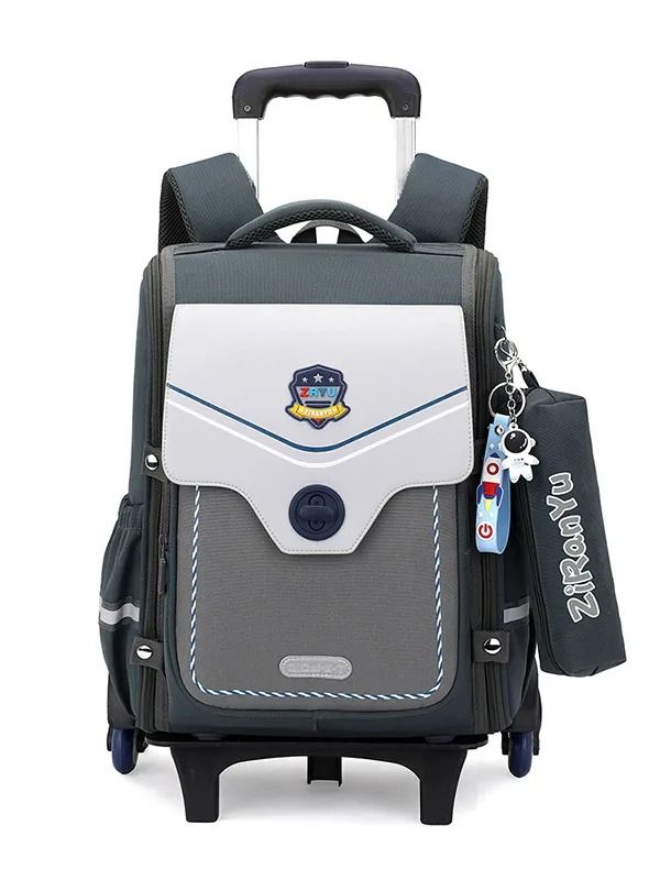 Primary School Student Trolley Schoolbag Detachable Backpack product image (7)