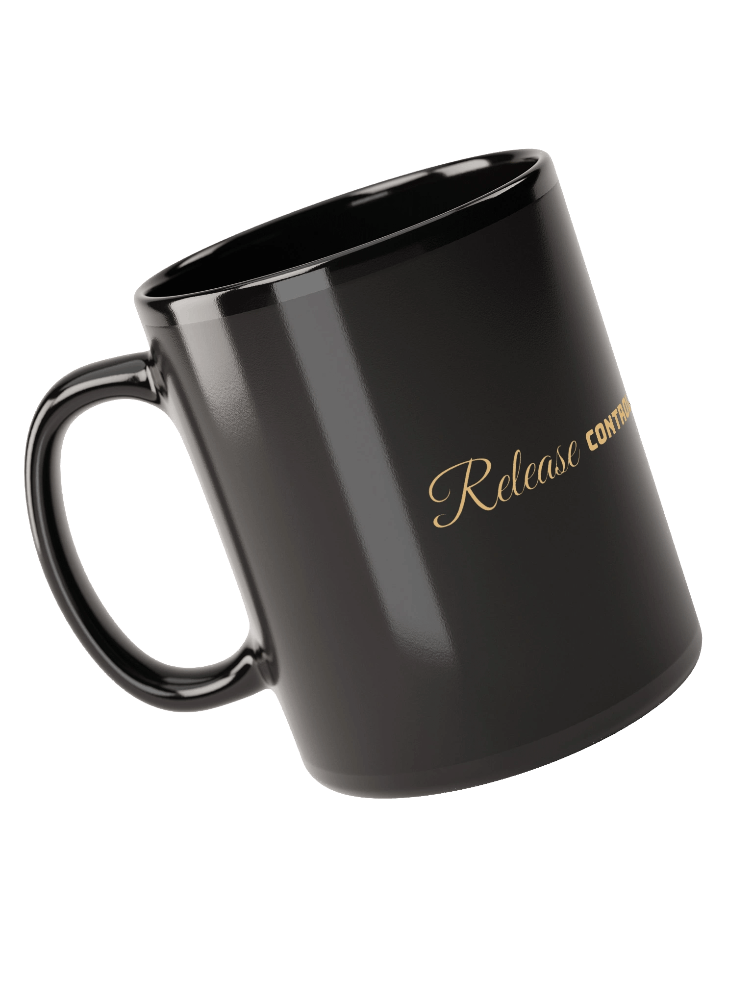 Soully Mine- GOLD PRINT Release Control. Keep Your Peace Mug product image (3)