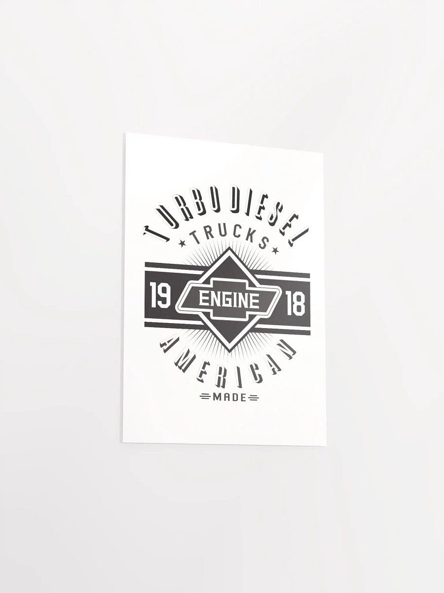 turbo diesel Vintage Engine Diamond Poster product image (32)