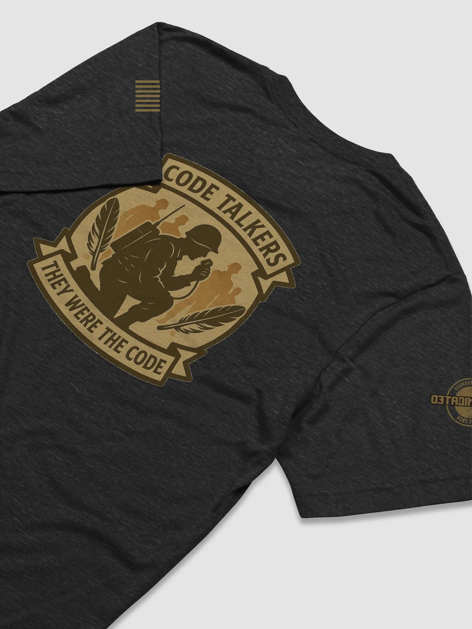 “Unbreakable” Code Talkers Tribute Fitted Tee product image (2)