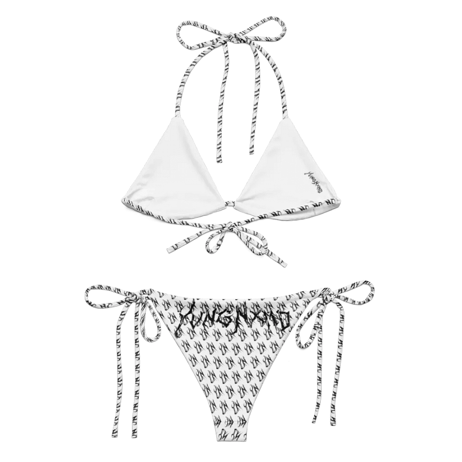 YN Checker Print Bikini Set product image (2)