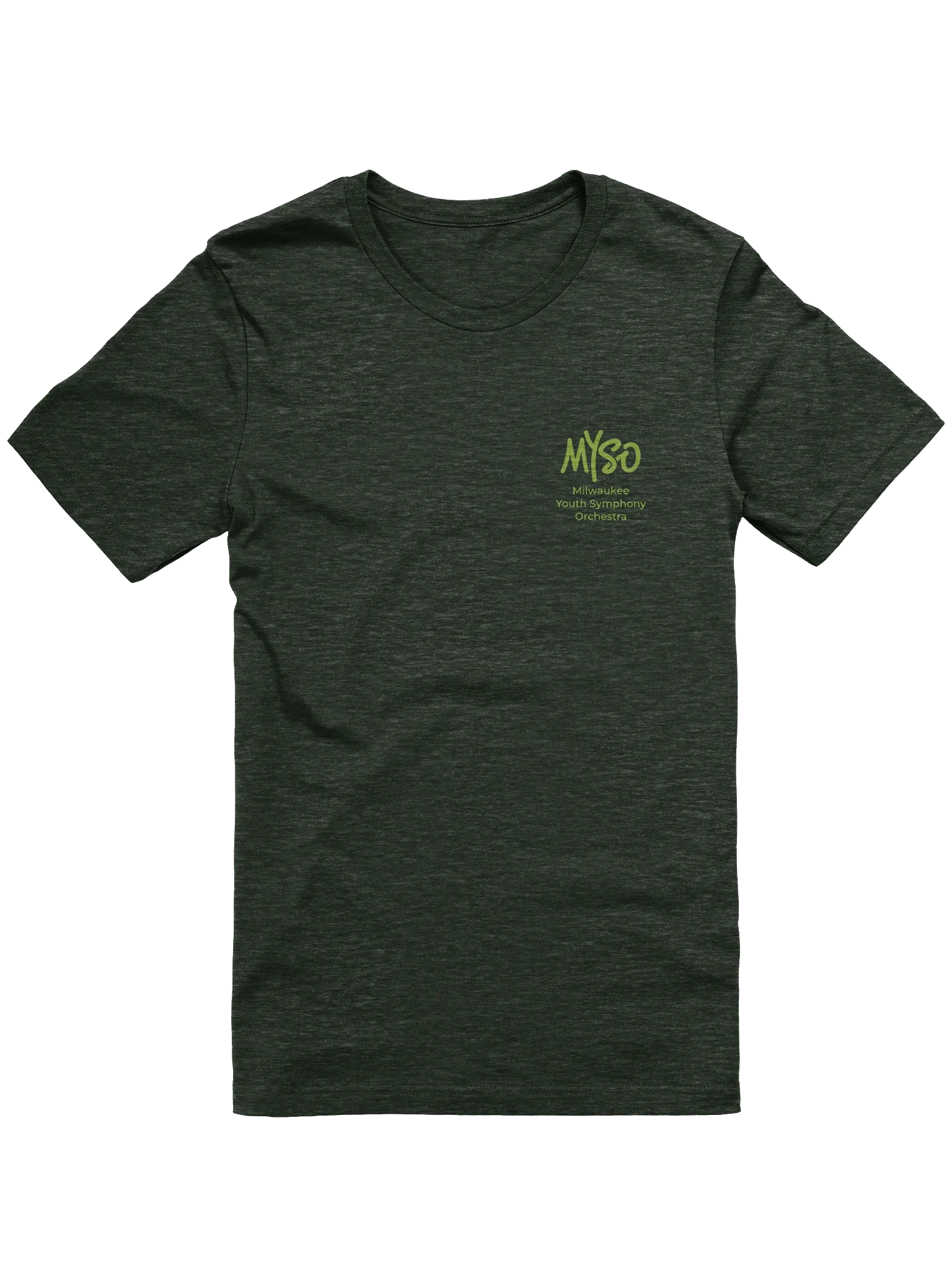 MYSO Adult Green Instrument T-shirt product image (1)