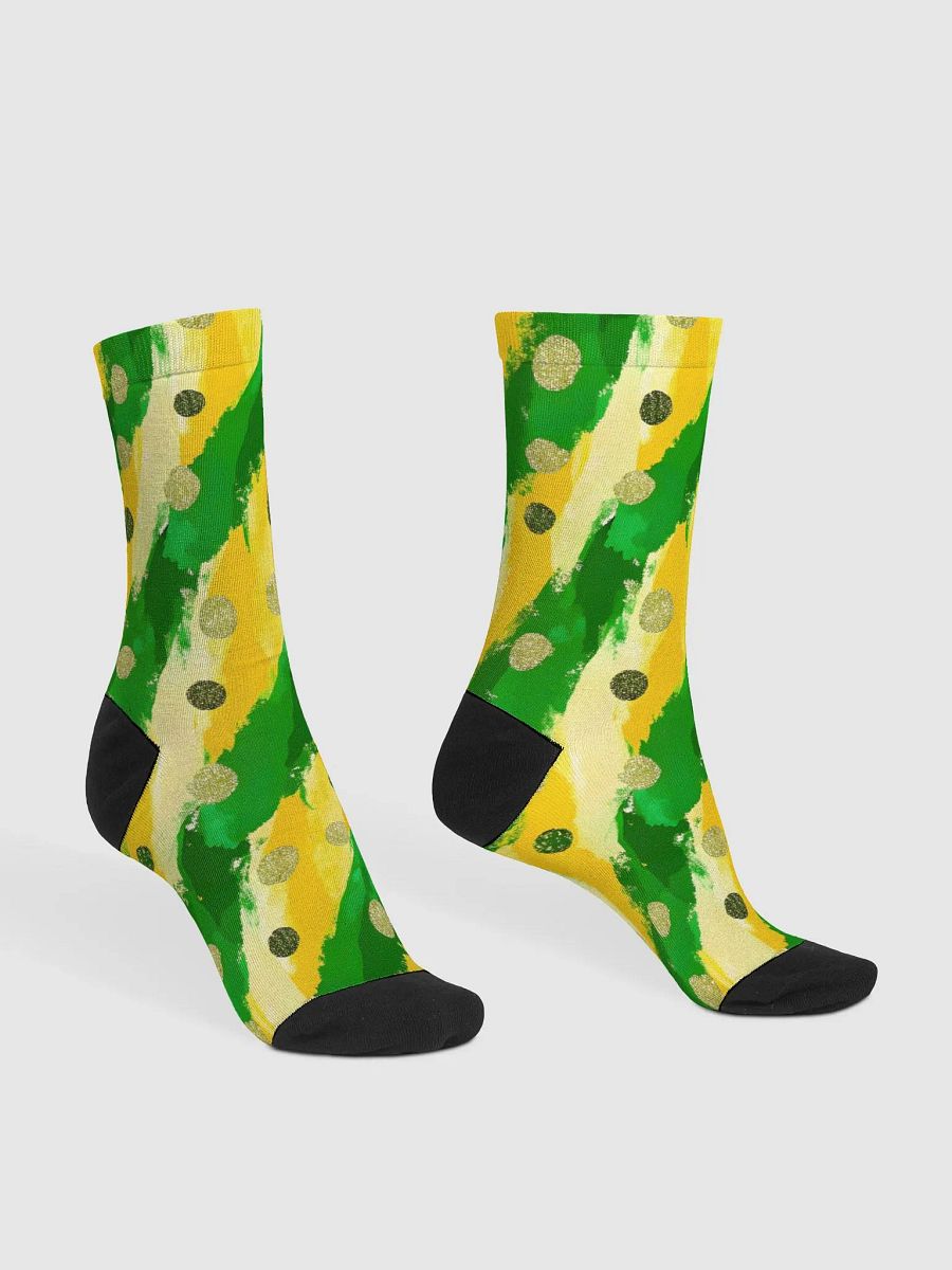 Lime Glitter | Premium Sustainable Crew Socks product image (3)