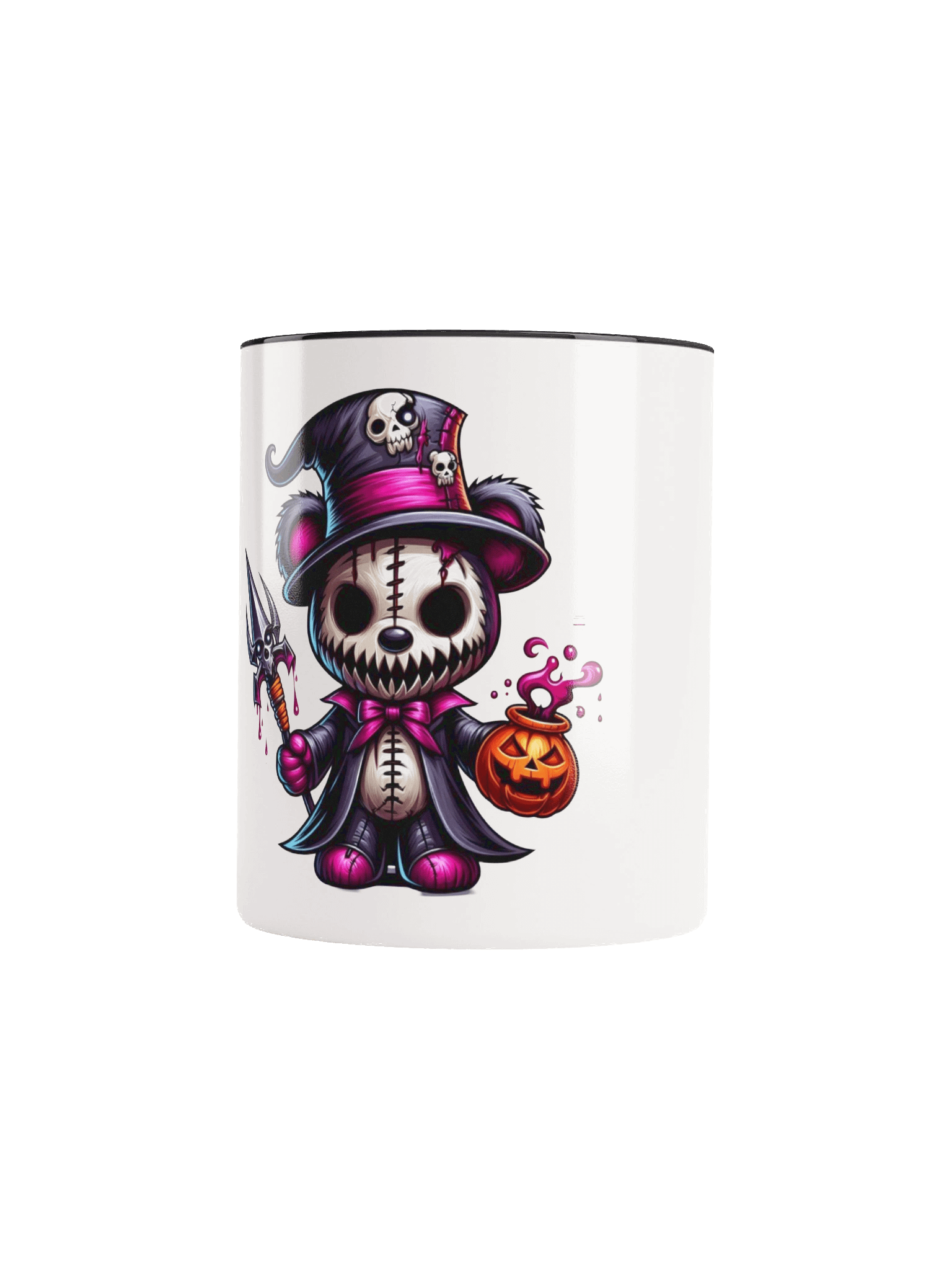 Gothic Teddy Bear Halloween Ceramic Mug product image (5)
