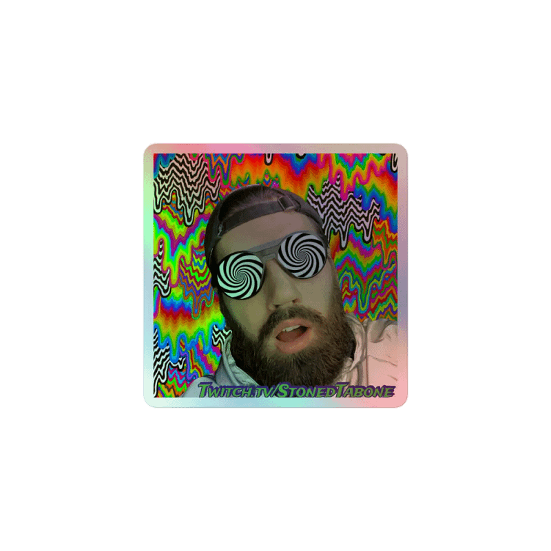 Psychedelic Stoned Sticker