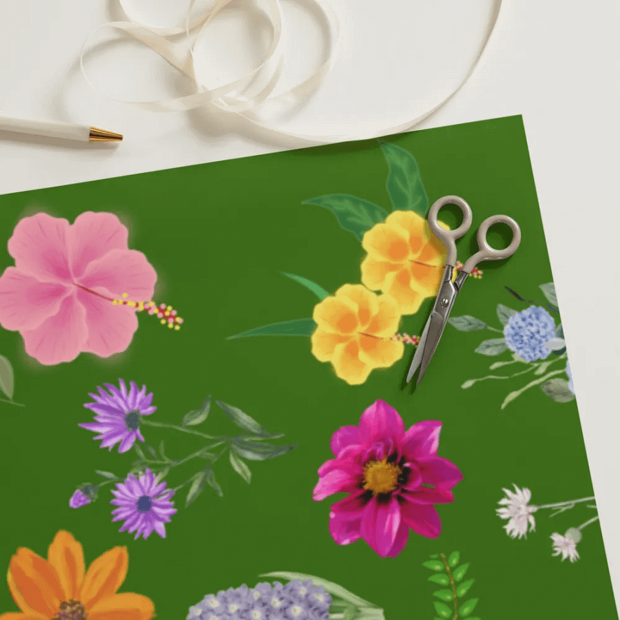 Botanical Bliss Wrapping Paper Set product image (11)
