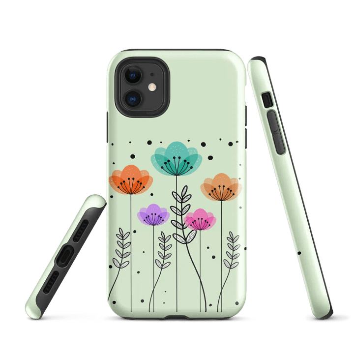 Whimsical Wildflowers Tough iPhone® Case product image (1)