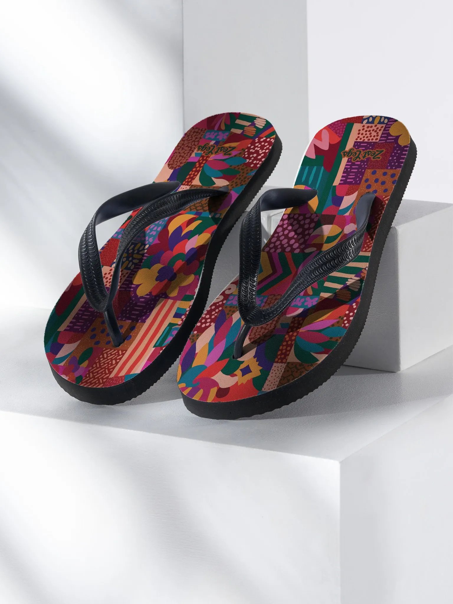 Flip flops "Abstract African Ethnic Pattern" product image (4)