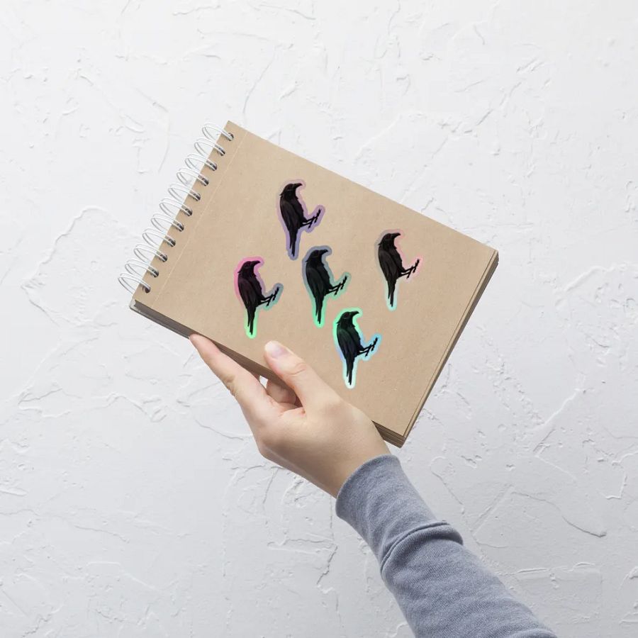 Raven Foil Stickers product image (6)