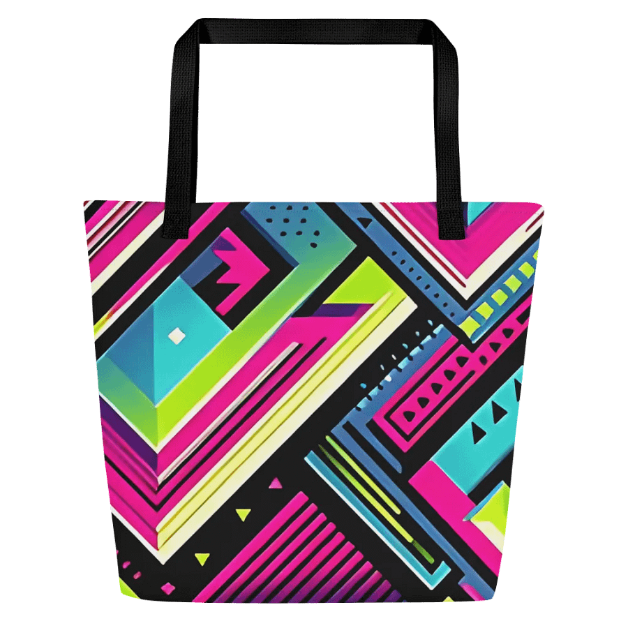 Neon Pop Art Tote Bag product image (4)