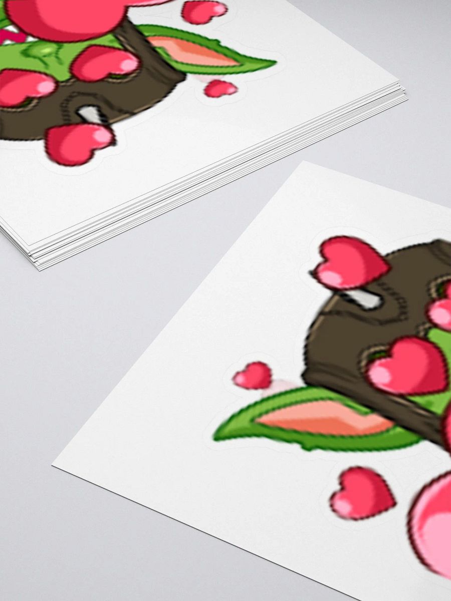 Love Kiss Cut Sticker product image (4)