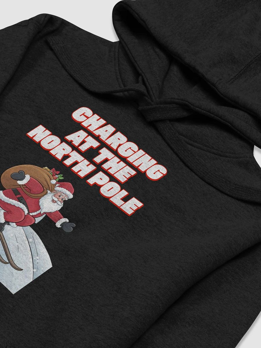Charging At The North Pole - Ski Jumping Santa Hoodie product image (13)
