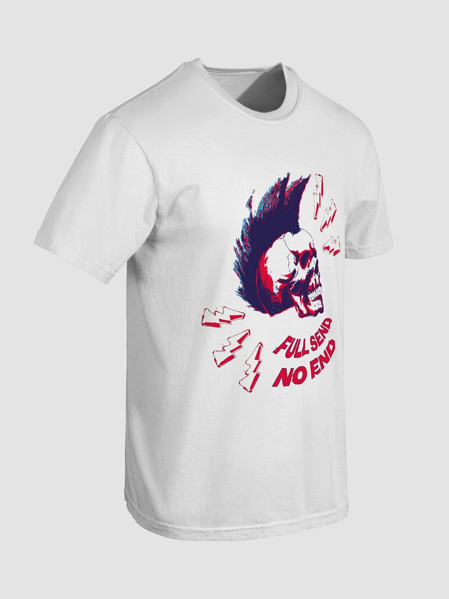 FULL SEND - NO END White Tee Vs. 2 product image (7)