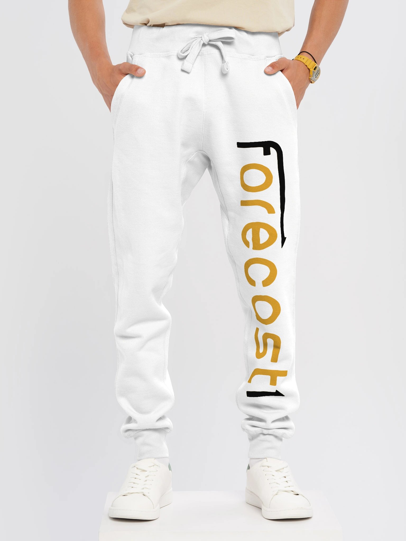 2026 Season White Joggers product image (1)