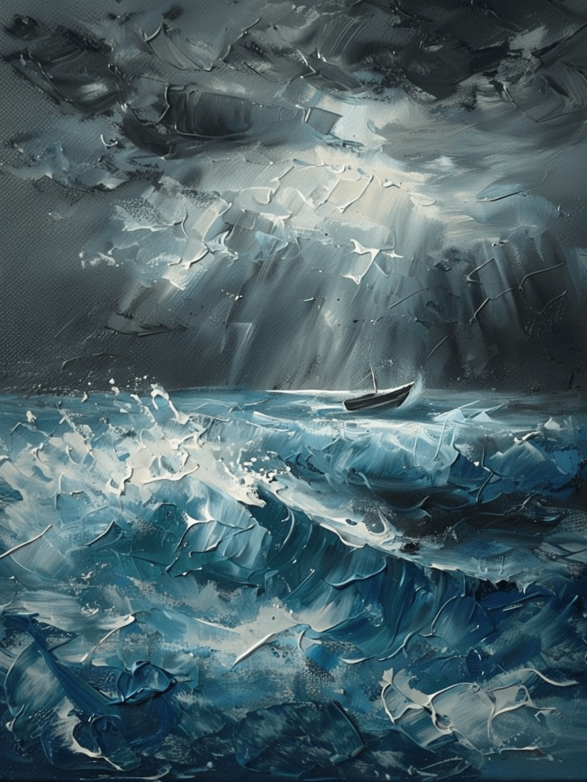 Tempestuous Waters Framed Art Poster product image (1)