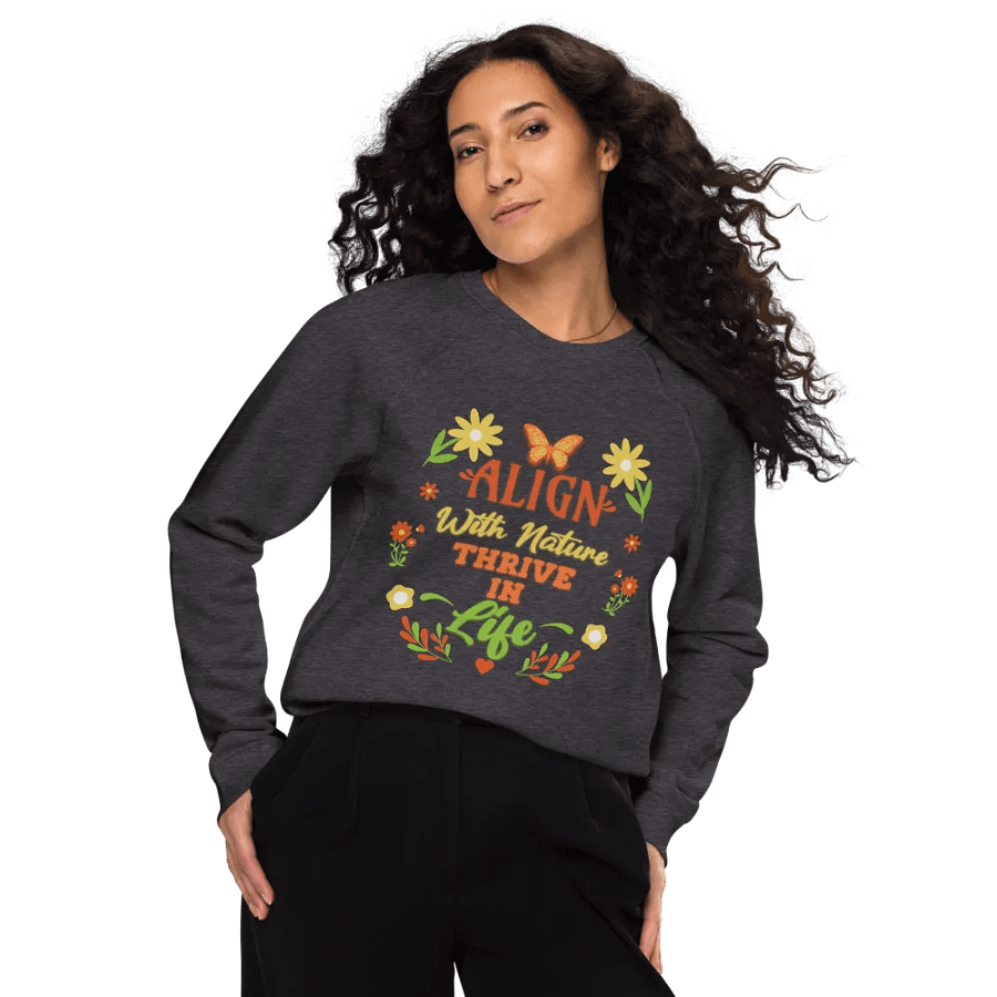 Nature's Wisdom Raglan Sweatshirt product image (11)