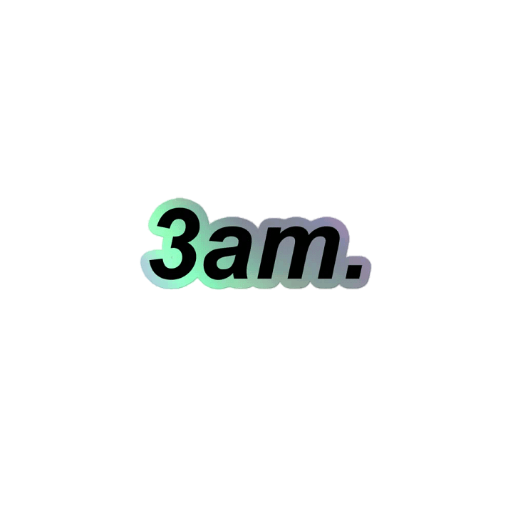 KSUNE 3am Sticker product image (1)