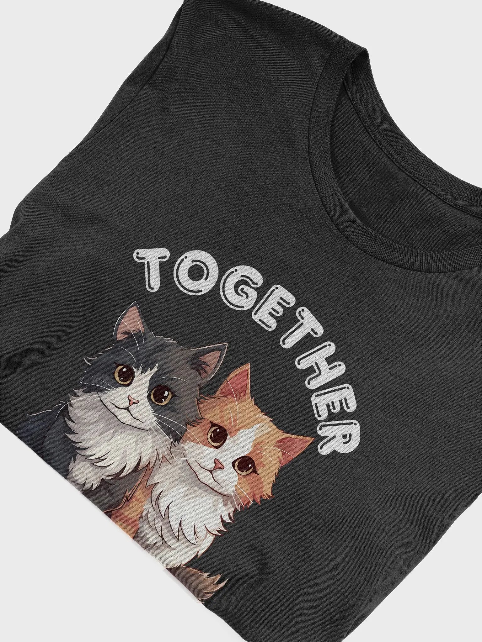 Orange Grey Cute Illustrative T-Shirt product image (5)