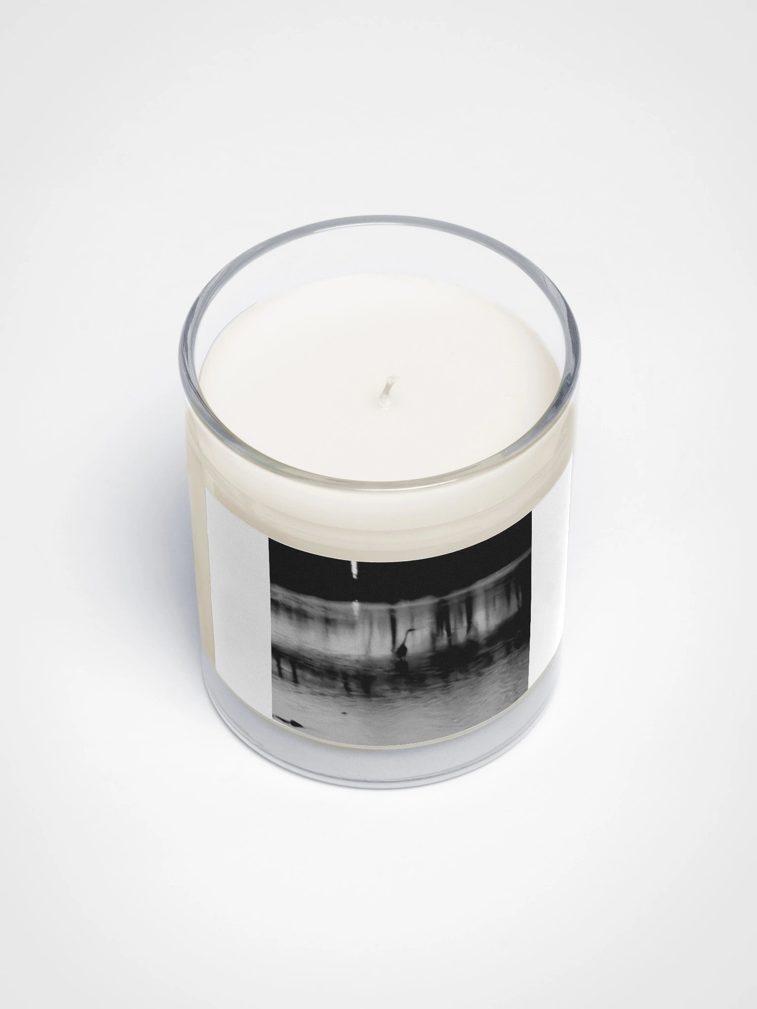 Blue Heron Black and White Soy Wax Candle product image (3)