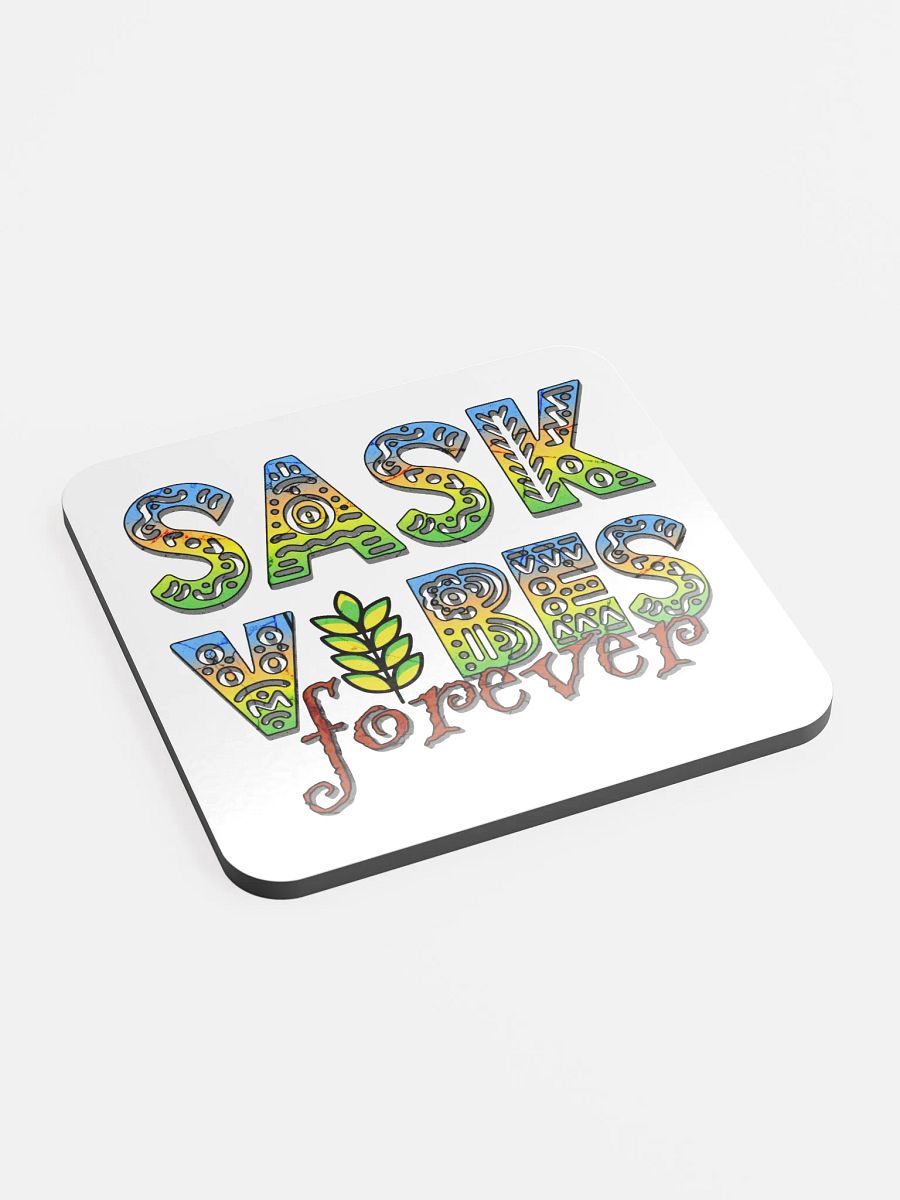 Sask Vibes Forever Ancient Cork Coaster Set product image (3)