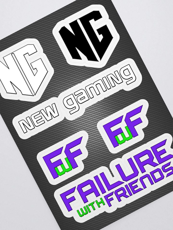 N.E.W. Gaming Sticker Sheet product image (2)