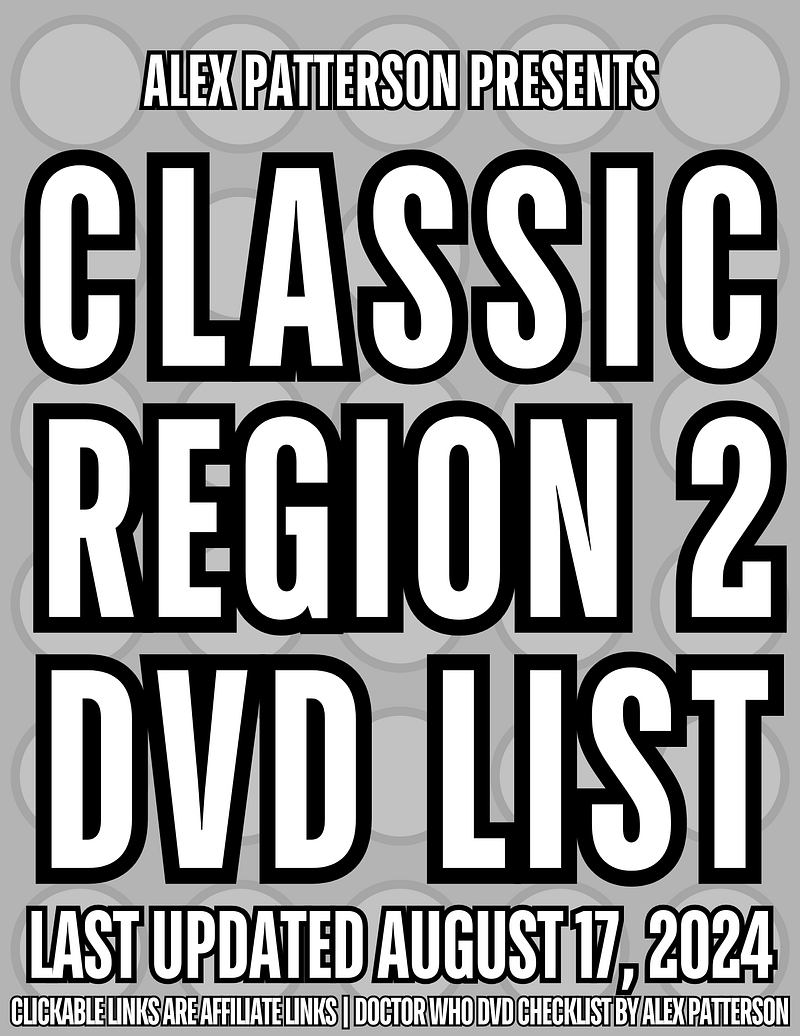Classic Region 2 DVD List