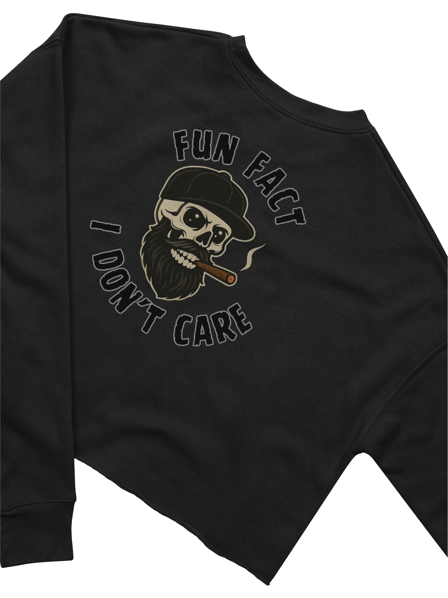 Badass BeardGrumpy Crop Sweatshirt product image (8)