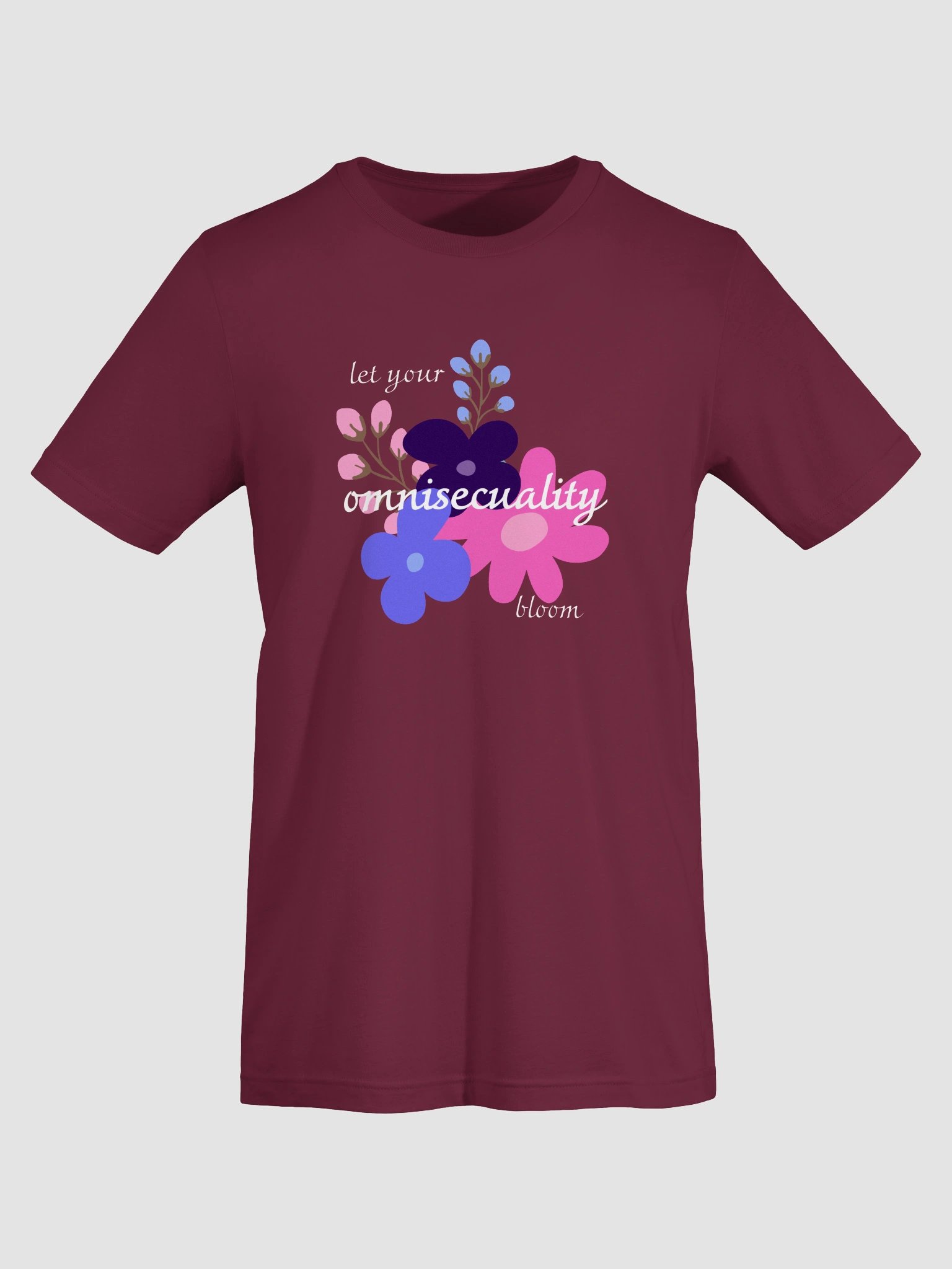 let your omnisexuality bloom t-shirt product image (7)
