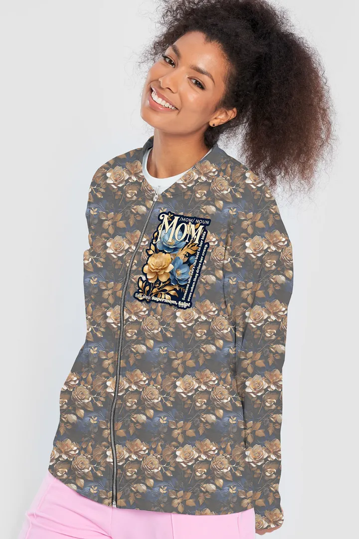 Funny Mom Floral All Over Print Jacket product image (1)