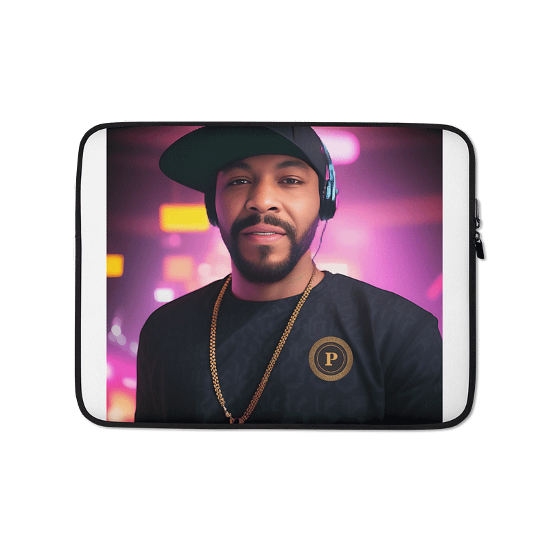 Golden P Coin Laptop Sleeve