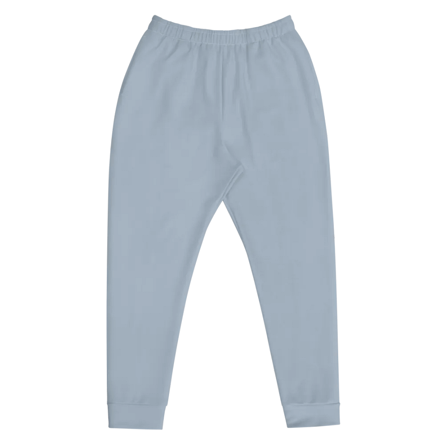Plain Light Grayish Blue True Summer Recycled Polyester Premium Men's Joggers by Treasure Pie product image (12)