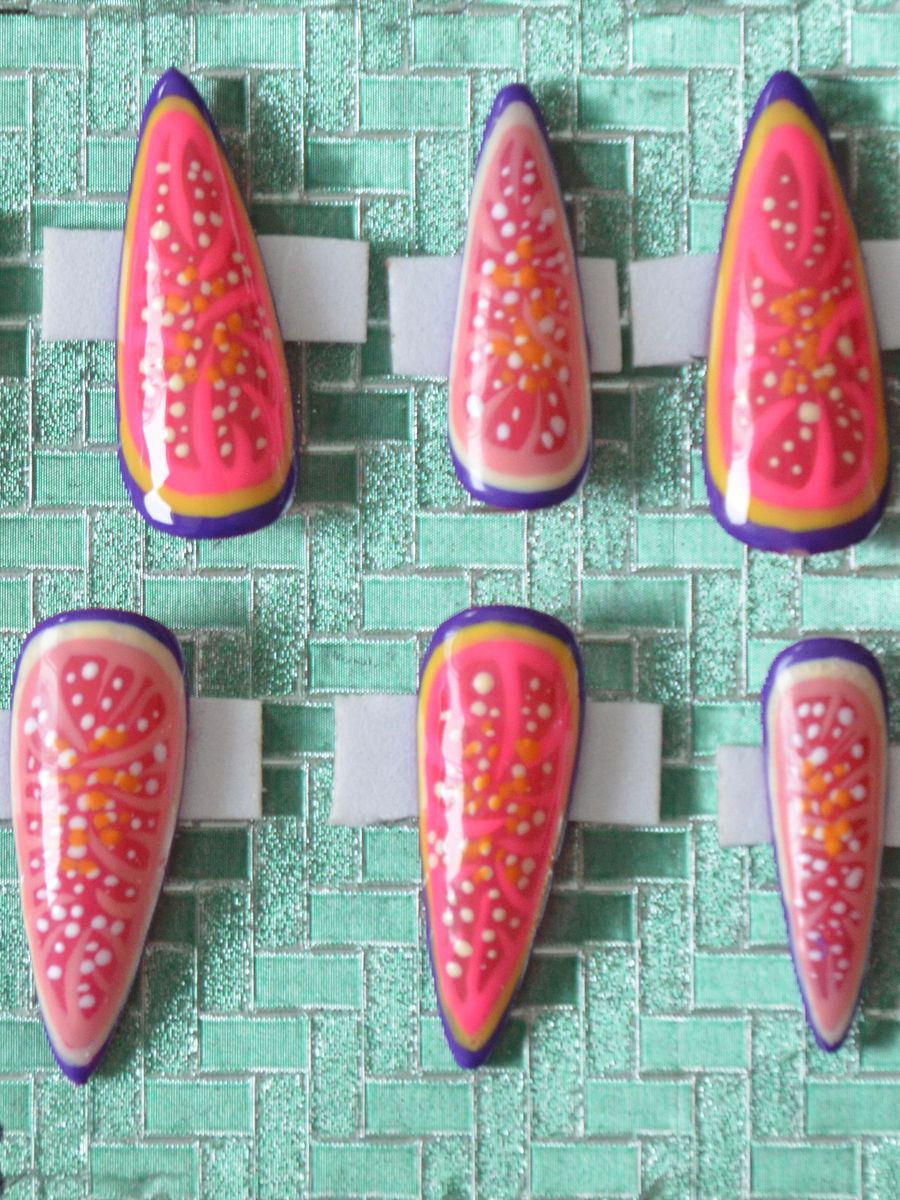 Fruitful Fig Press On Nails product image (2)