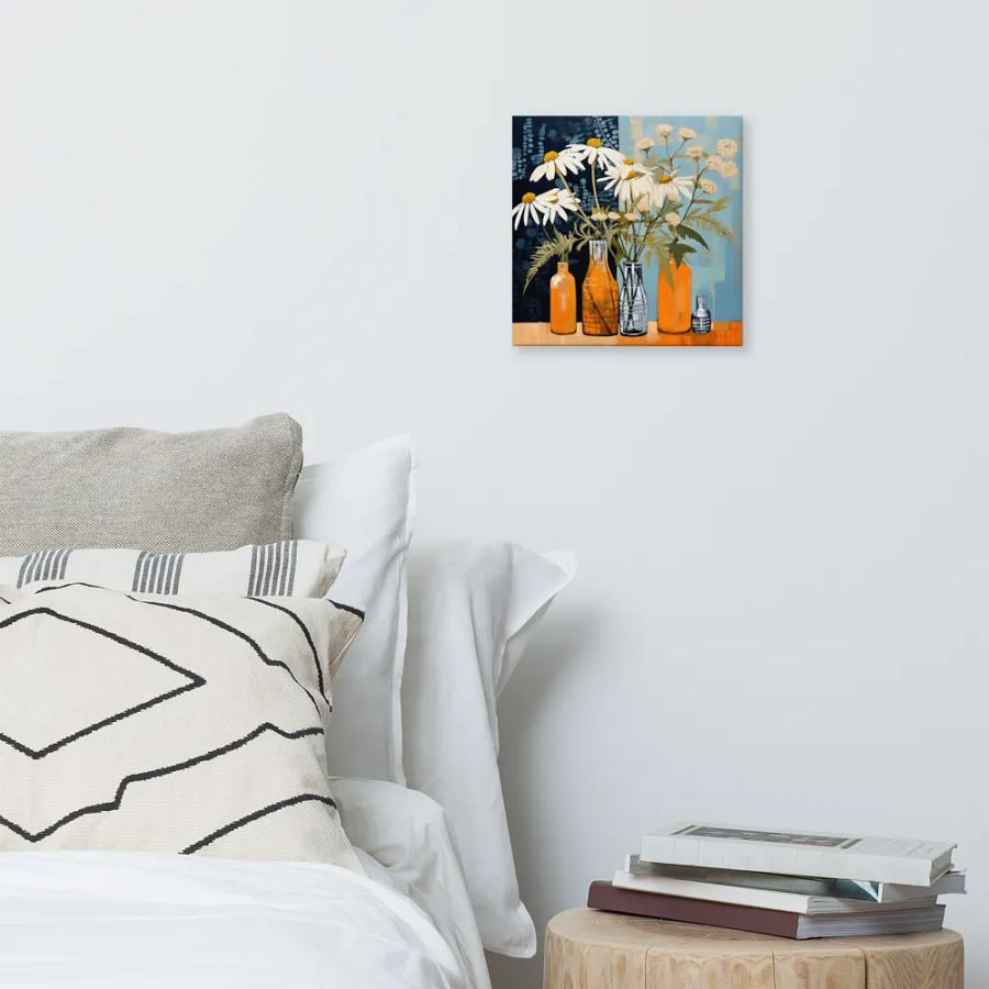 Art2401-78 Vase Flowers Still Life - Canvas Print - sm product image (3)
