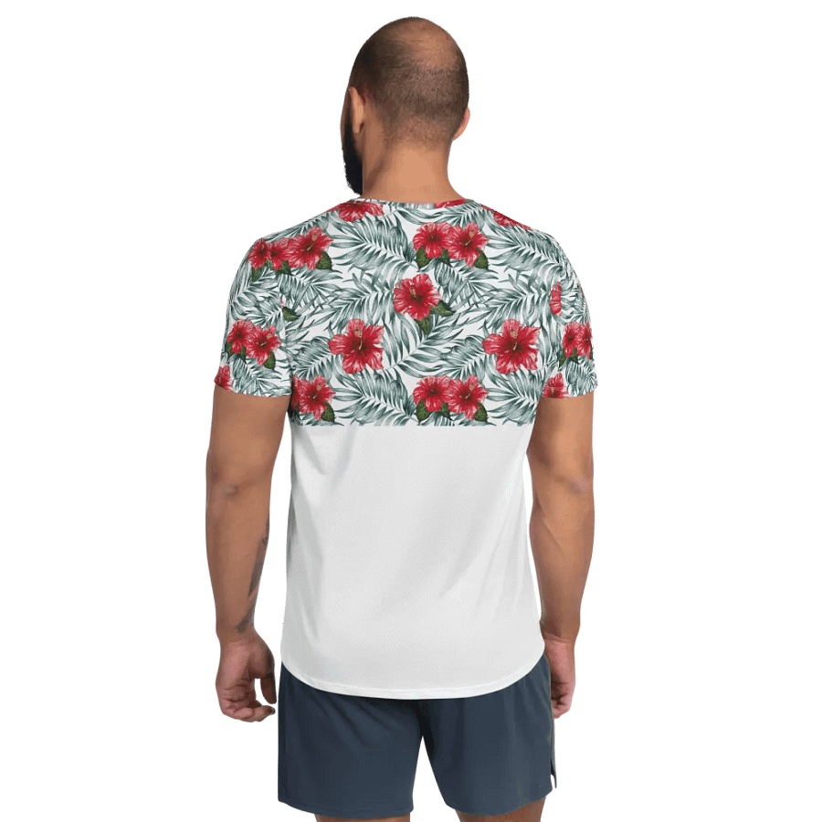 Hibiscus Leaf Design | Men´s Athletic T-Shirt product image (4)