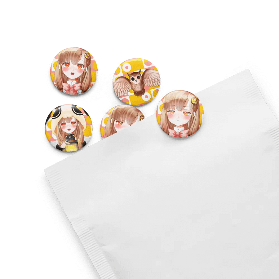 Yuni Luna Expressions Pin Buttons Set product image (4)