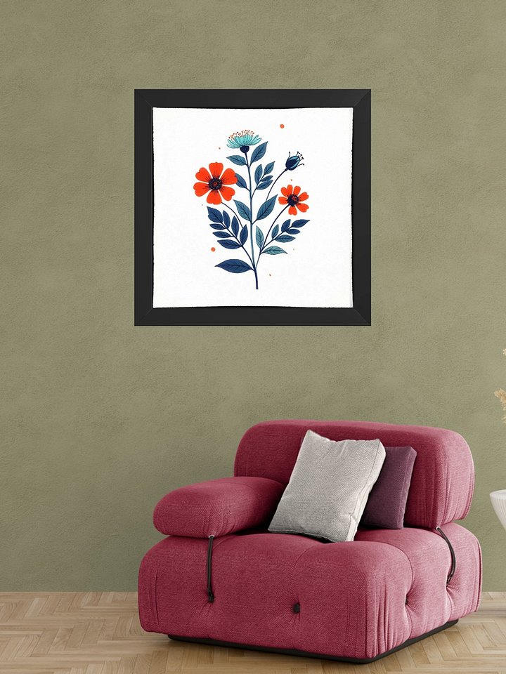 Floral 1 Framed product image (1)