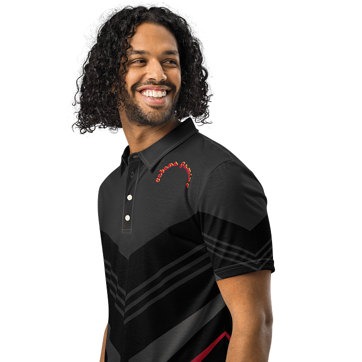 Smiley Vibe Men's Polo Shirt product image (2)