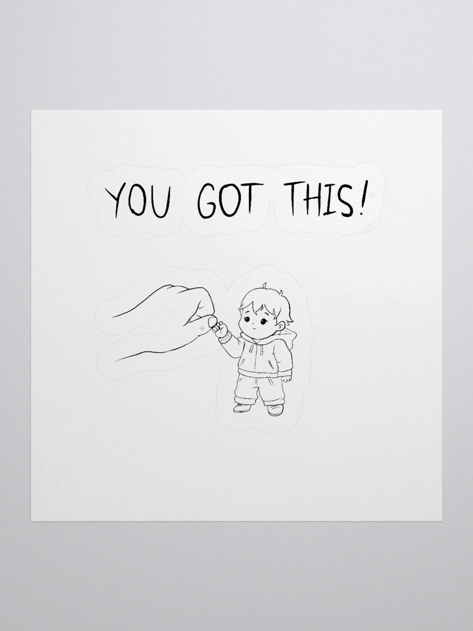 You Got This! Kiss Cut Stickers product image (1)