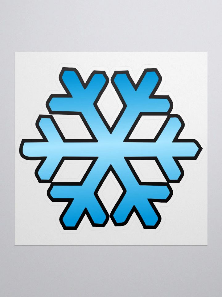 Snowflake sticker product image (1)