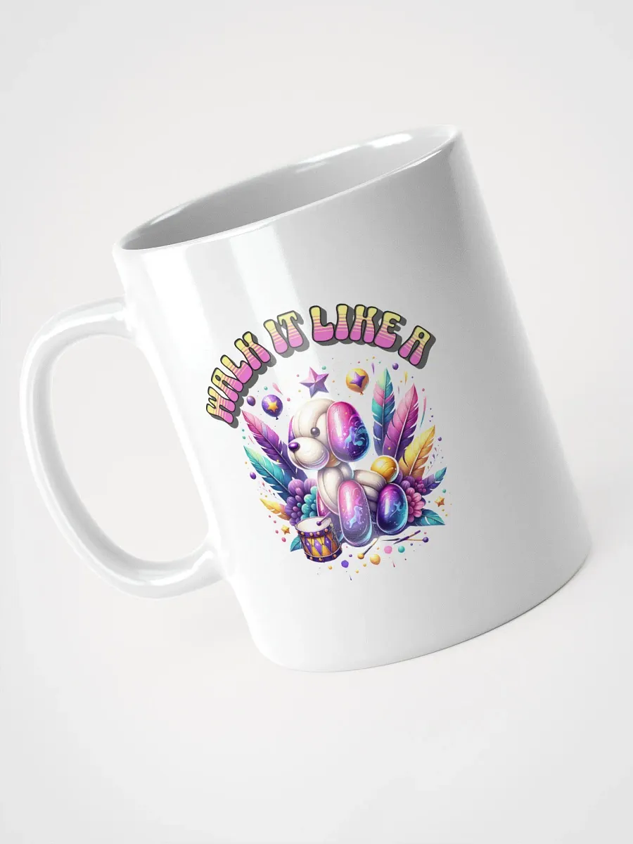 Walk It Like A Dog Kaleidoscopic Balloon Mug product image (2)