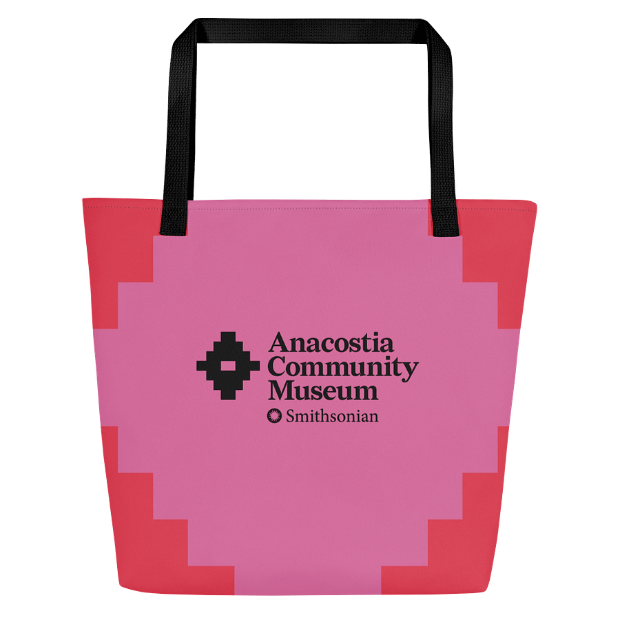 Powered by the People Tote (Red/Pink) Image 3