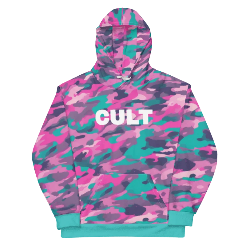 PINKTEAL CAMO HOODIE product image (1)