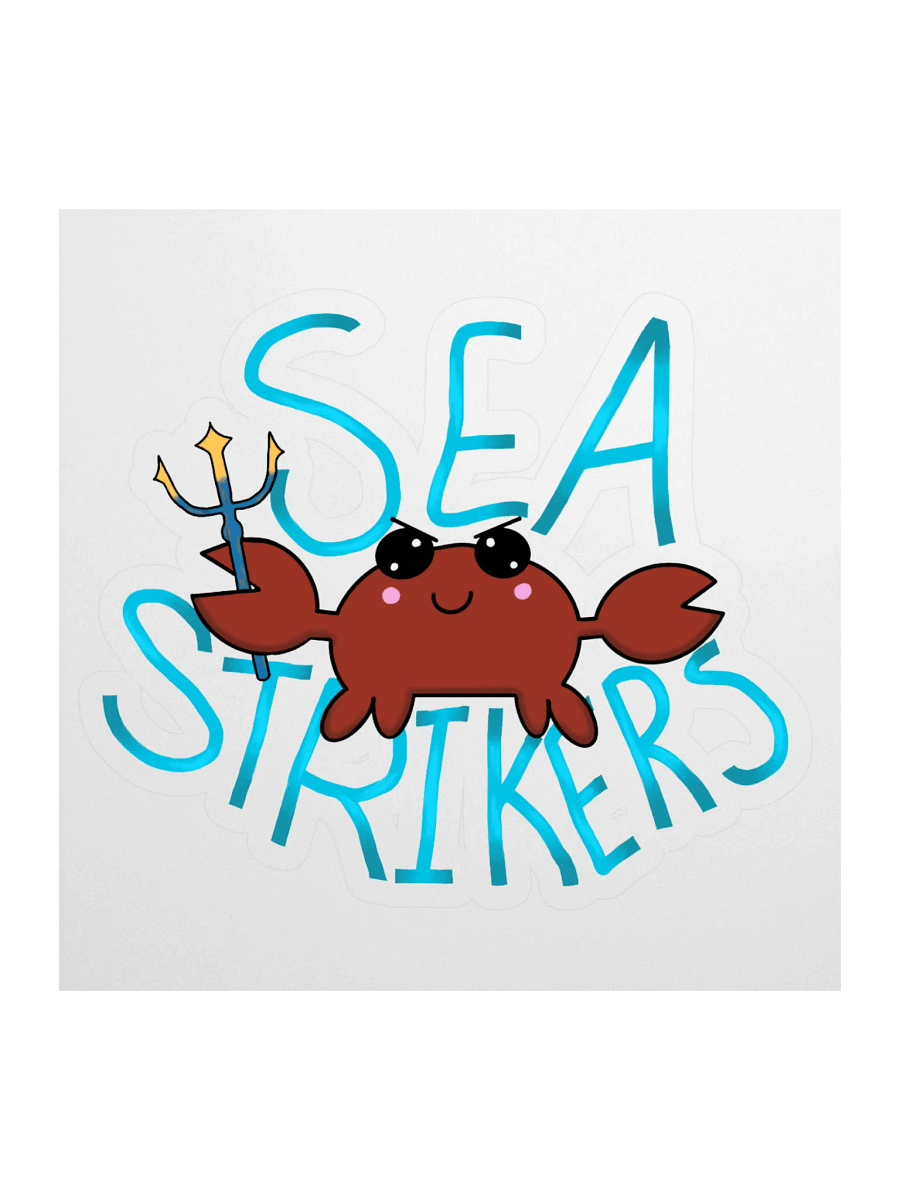 Aqua Team logo sticker product image (1)