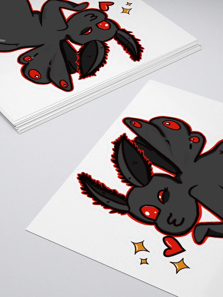 Pinup Mothman Sticker product image (4)
