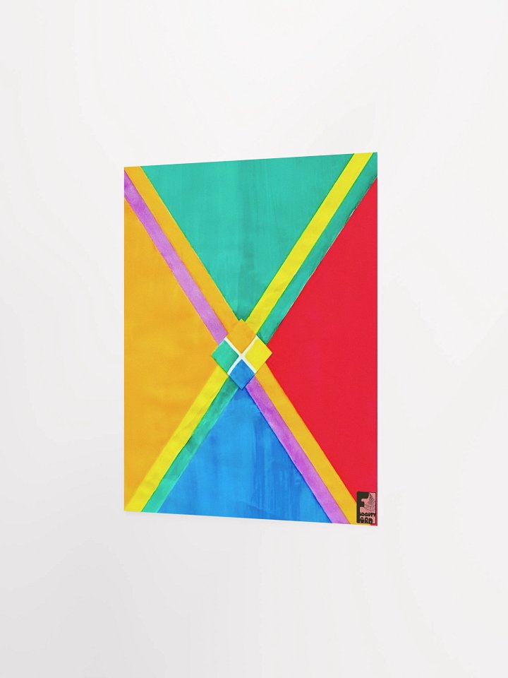 "Color Theory Study in Gauche 2020" Poster Print product image (2)