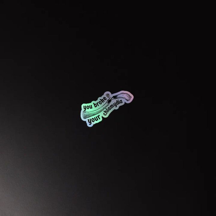 Broken Chlamydia sticker product image (2)
